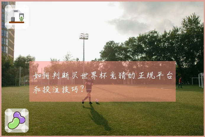 如何判断买世界杯竞猜的正规平台和投注技巧?