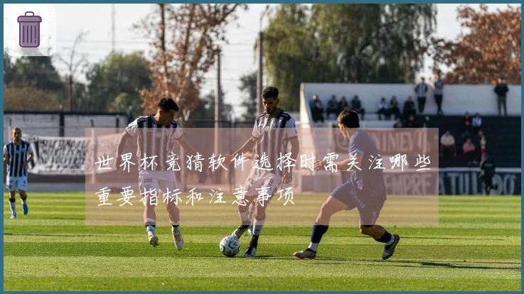 世界杯竞猜软件选择时需关注哪些重要指标和注意事项